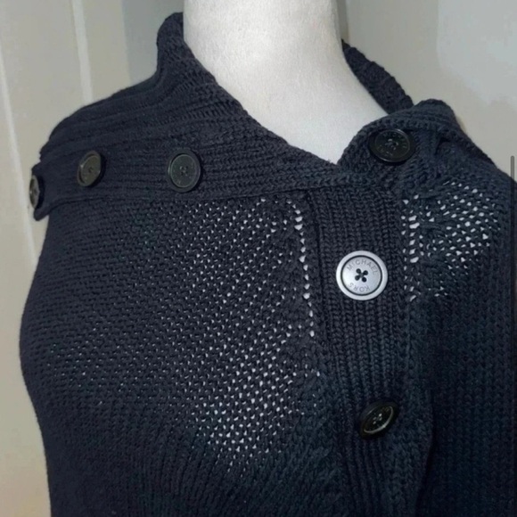 Michael Kors Knit Turtleneck with Button Detail - Picture 6 of 8